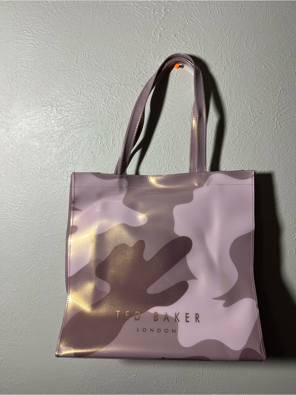 Ted Baker pink and Purple Camo Tote Bag